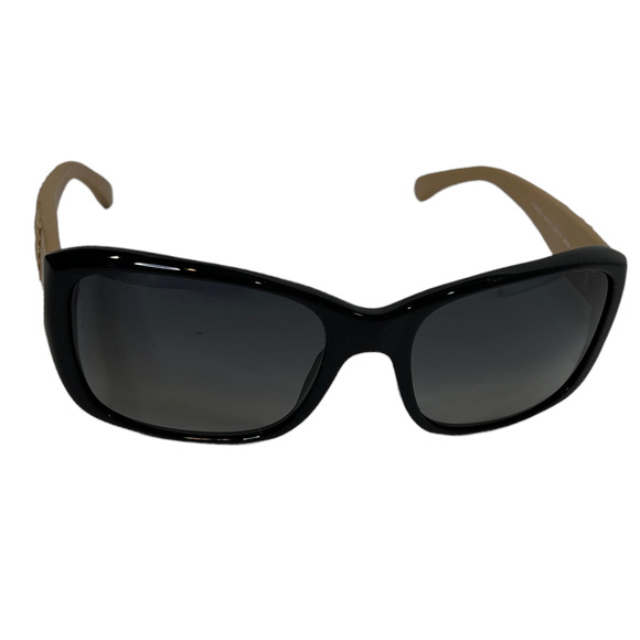 Chanel Square Sunglasses Brown Band Quilted Leather Gradient 5201-Q c.501/T3 - Picture 2 of 8